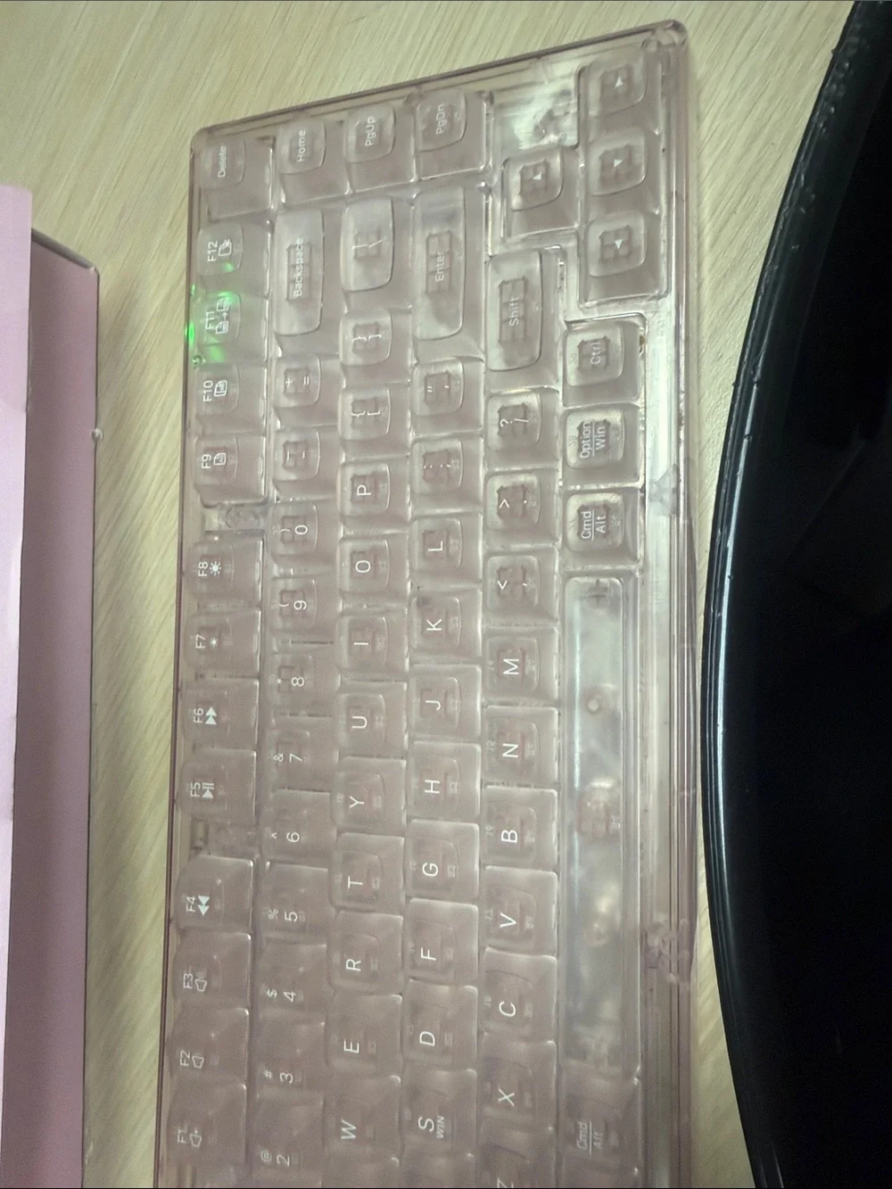 iJoy Translucent Wireless Keyboard - Pink